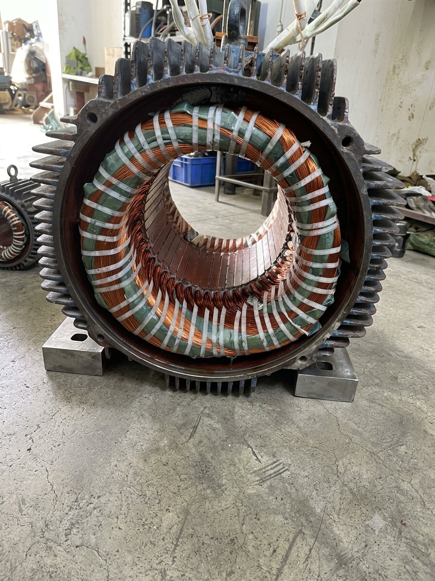 Electric motor and alternator rewinding